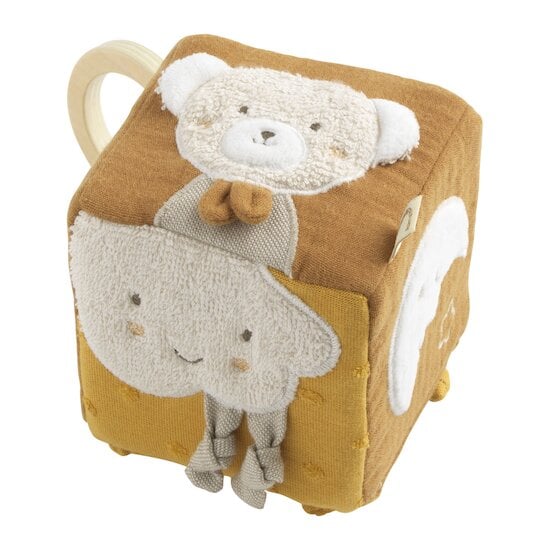 Cube d'activités coton bio Petit Soleil   de Sauthon Baby Déco