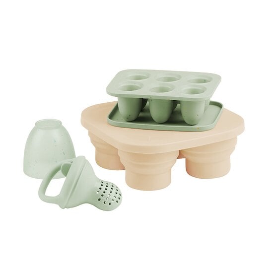 Set contenants silicone et grignoteuse   de Babymoov