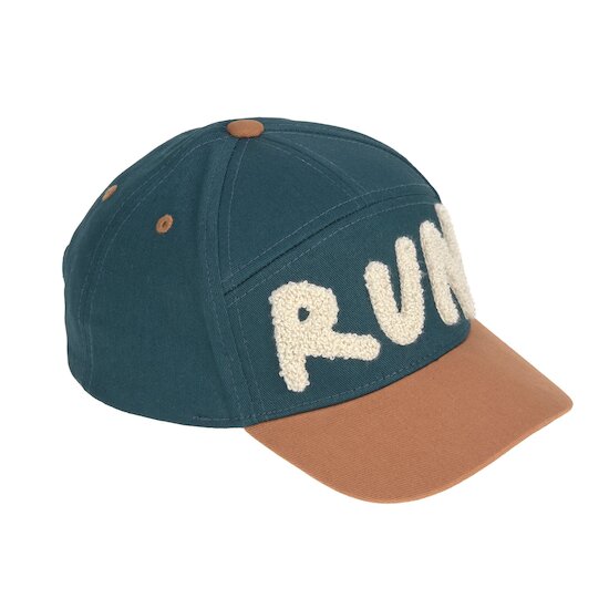 Casquette visière courbée Run, marron bleu 48 cm de Lässig