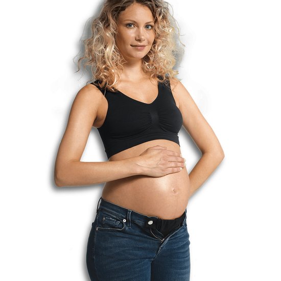 Flexi-Belt extension de ceinture coton bio Bleu Marine  de Carriwell