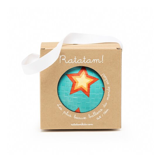 Petit Ballon Etoiles Bleu 12 cm de Ratatam