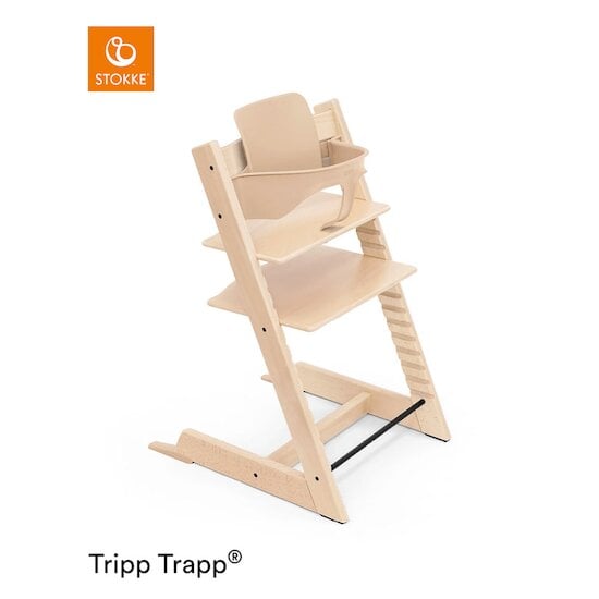 Chaise haute enfant en bois Tripp Trapp Noir Stokke - Dröm