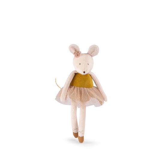 La Petite École de Danse Peluche Petite Souris Or  de Moulin Roty