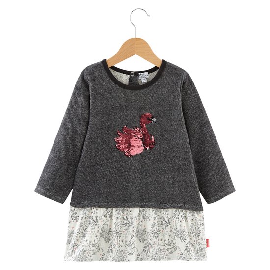 Tunique bi-matière collection Amsterdam Forever Fille