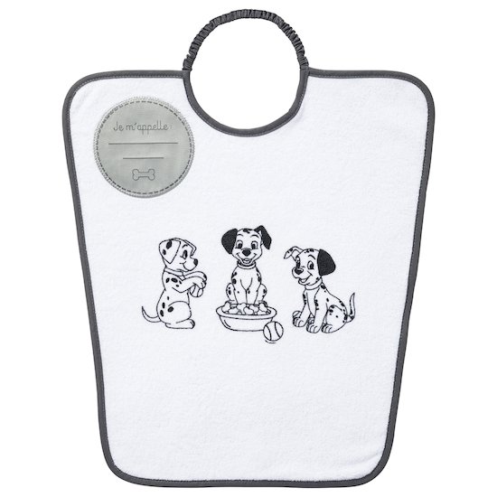 Bavoir maternelle col élastique 101 Dalmations  de Disney Baby