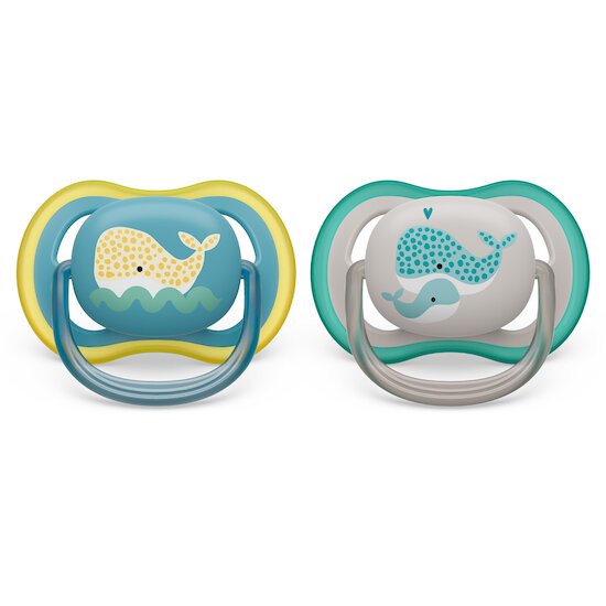 Sucette ultra air x2 Bleu 18 mois + de Philips AVENT Sucette ultra air x2 Bleu 18 mois + de Philips AVENT