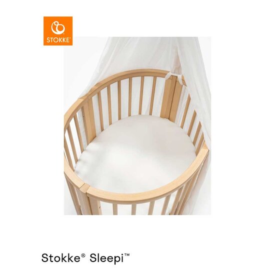Drap-housse Stokke® Sleepi™ Mini Blanc  de Stokke®