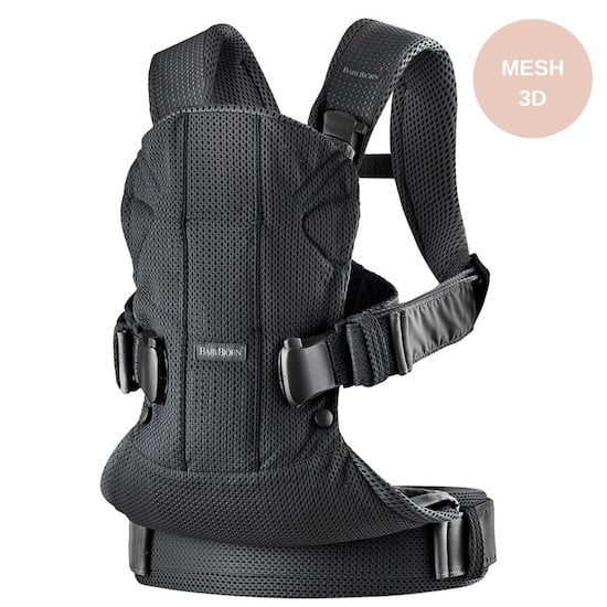 Porte-bébé One Air Noir Mesh 3D  de BabyBjörn