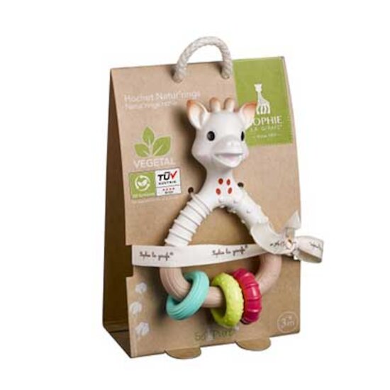 Hochet Natur'rings So'Pure   de Sophie La Girafe® Hochet Natur'rings So'Pure   de Sophie La Girafe®
