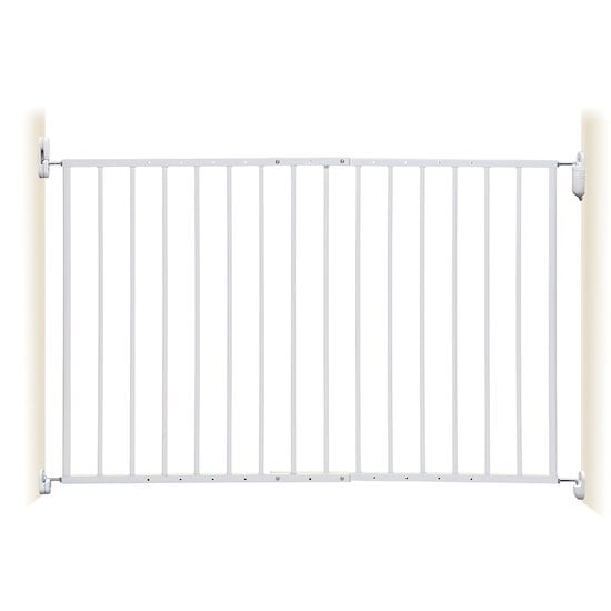 Barrière d'escalier sans perçage 300x77cm BLANC - enroulable