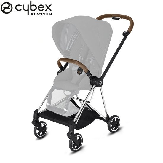 MIOS 2 Châssis Chrome simili marron  de CYBEX