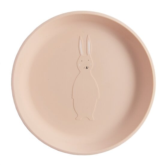 Assiette silicone Mrs. Rabbit de Trixie Aubert Dernière chance sur la Puériculture !