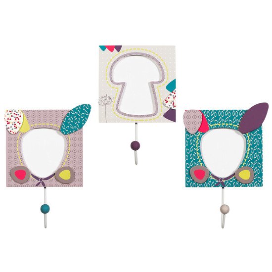 Tinoo set de 3 patères   de Sauthon Baby Déco
