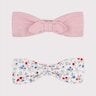 Lot de 2 bandeaux bébé en coton