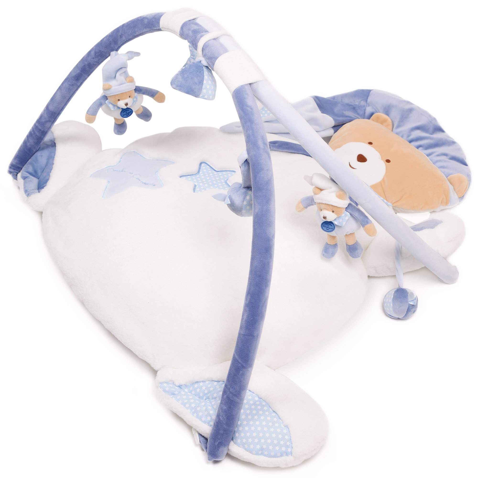 Ours petit chou doudou Bleu de Doudou et Compagnie, Doudous : Aubert