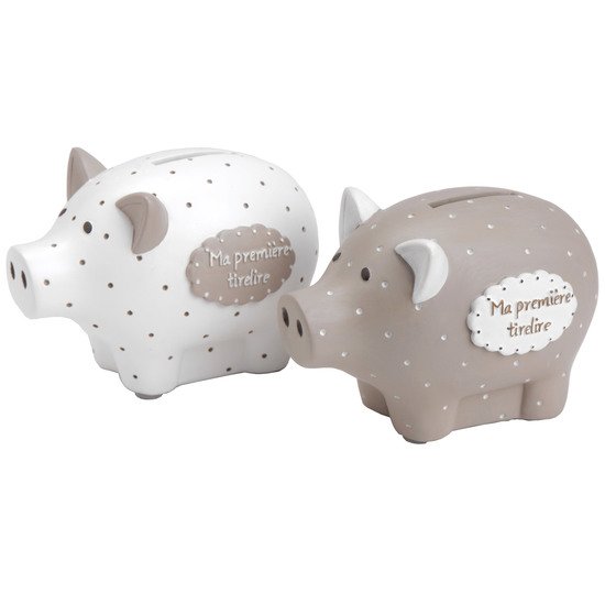 Tirelire cochon classique