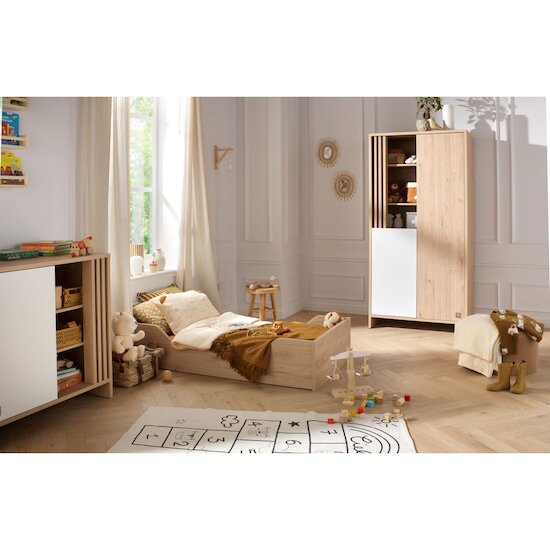 Chambre Tokyo : Lit bébé 70x140 + Commode + Armoire    de Sauthon Baby's Sweet Home Chambre Tokyo : Lit bébé 70x140 + Commode + Armoire    de Sauthon Baby's Sweet Home