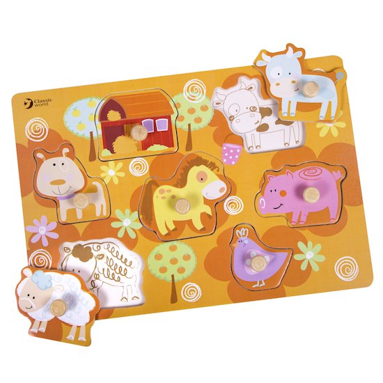 Puzzle de la ferme Multicolore  de Classic World