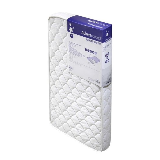 Matelas confort Blanc 60 x 120 cm de Aubert concept