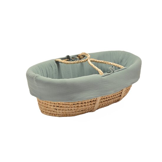 Couffin Moise Gaze Coton Vert  de Nina D