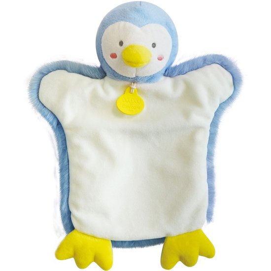 Peluche marionnette Pingouin  de Doudou et Compagnie