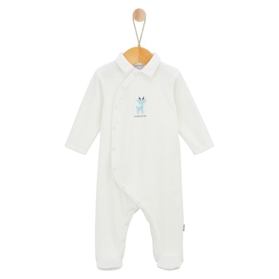 Petit Cocon Pyjama Blanc 0 mois de P'tit bisou