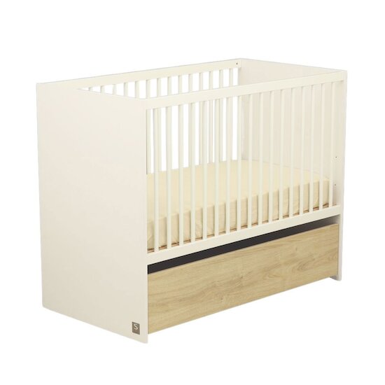 Paloma Lit bébé Blanc neige 60 x 120 cm de Sauthon Baby's Sweet Home Paloma Lit bébé Blanc neige 60 x 120 cm de Sauthon Baby's Sweet Home
