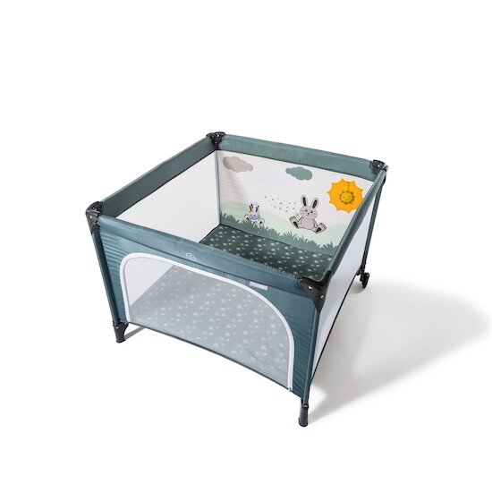 PARC BEBE NOMADE AVEC TAPIS CONFORT ET SAC DE TRANSPORT 85X24X23CM GRIS