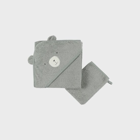 Cape de bain en éponge Fluffy, Orso et Lily Orso  de Noukies