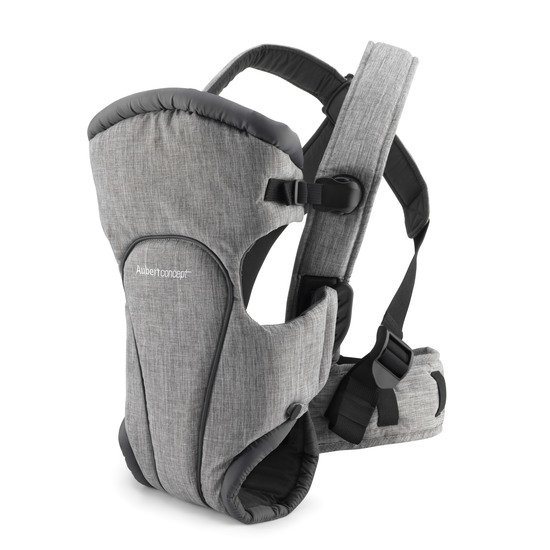 Infantino Porte-bébé dorsal ventral Flip Advanced 4en1 mesh, gris