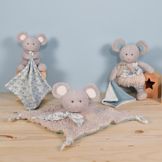 Doudou Botanic Pantin + Doudou Souris 22 cm de Doudou et Compagnie Doudou Botanic Pantin + Doudou Souris 22 cm de Doudou et Compagnie