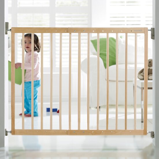 Barrière de sécurité extensible Bois  de Lindam Barrière de sécurité extensible Bois  de Lindam