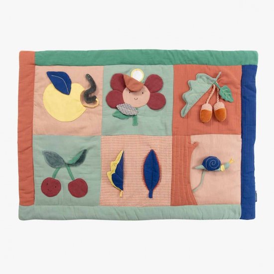 Pomme des Bois Tapis d'éveil Multicolore  de Moulin Roty