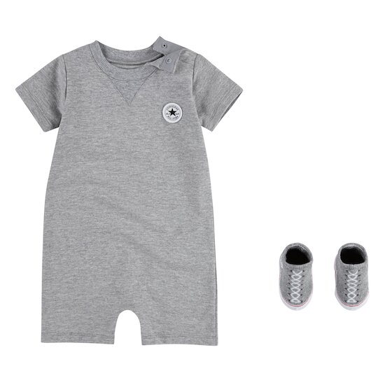 Combishort avec Chaussons Gris  de Converse