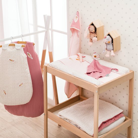 Sasha & Pauline Housse de matelas à langer 70 x 50 cm   de Nattou