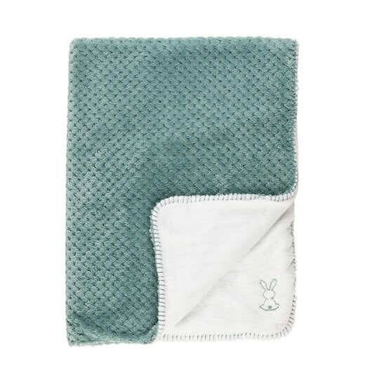 Lapidou couverture pineapple Vert de Gris/Blanc  de Nattou