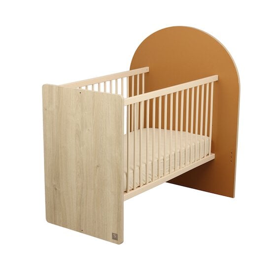 Arche Lit Bébé Évolutif Sepia / Caramel 60 x 120 cm de Sauthon Baby's Sweet Home
