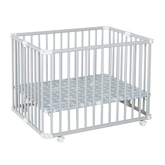 Parc Pliable Lucilee Petit Modele Gris Pois Gris De Geuther Geuther Aubert
