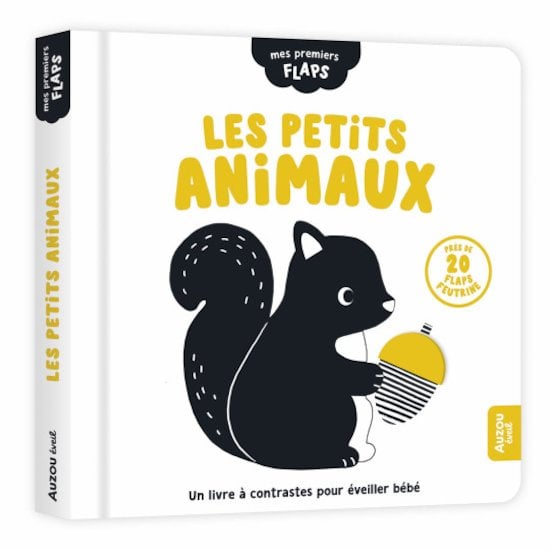 Livre d'éveil bébé en tissu lapin carotte - Avery Row chez P'tit Woody