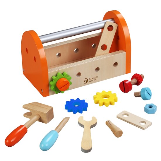 Boîte à outils du petit charpentier Multicolore  de Classic World
