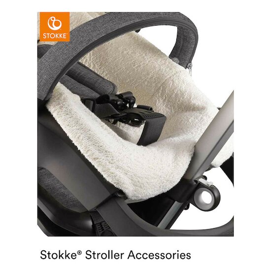 Housse en tissu éponge pour poussette Stokke® Blanc  de Stokke®