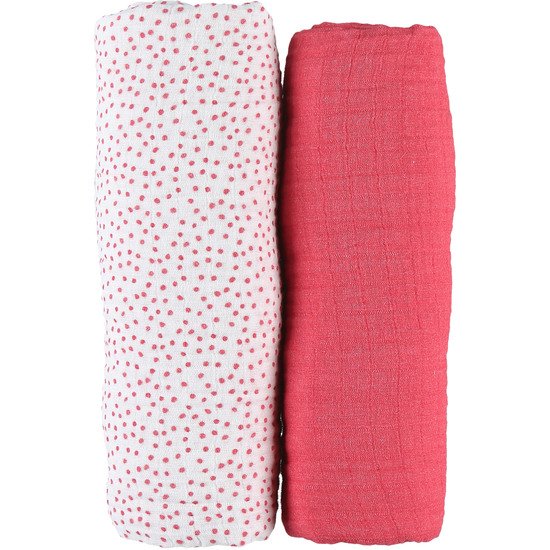 Amy & Zoé Lot de 2 draps housse  60 x 120 cm de Noukies