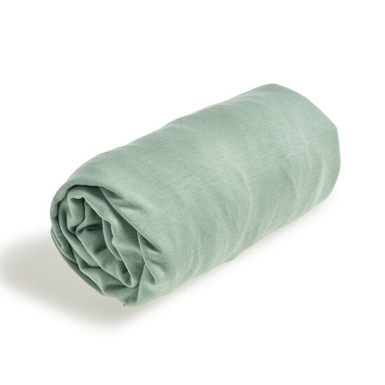 Drap housse Jersey BIO Vert Givré 60 x 120 cm de Petit à petit Drap housse Jersey BIO Vert Givré 60 x 120 cm de Petit à petit