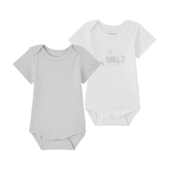 Lot 2 bodies manches courtes