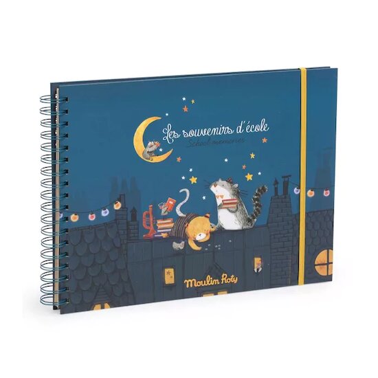 Les Moustaches Album souvenirs d'école Français Anglais   de Moulin Roty