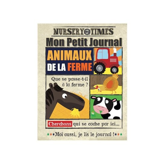 Mon petit journal - Animaux de la ferme   de Crinkly