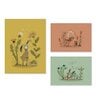 Trois petits lapins Set de 3 affiches