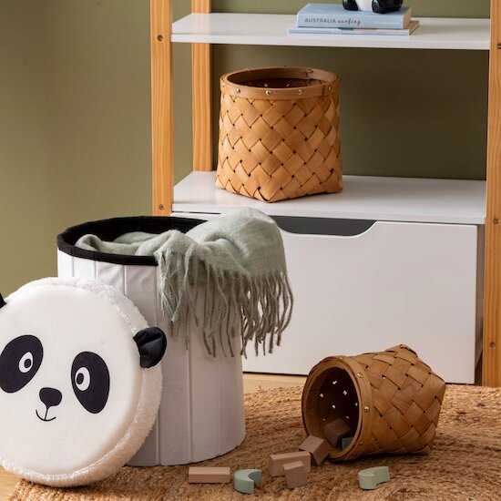 Pouf-coffre pliant Panda  de Atmosphera Pouf-coffre pliant Panda  de Atmosphera