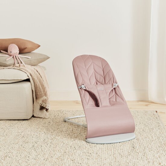 Transat Bliss Tissé Matelassage pétale rose  de BabyBjörn Transat Bliss Tissé Matelassage pétale rose  de BabyBjörn