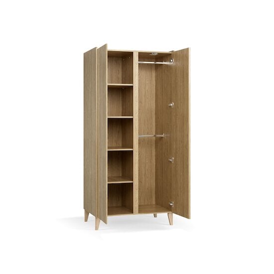 Armoire 2 portes bébé Muve Chêne  de Vox Armoire 2 portes bébé Muve Chêne  de Vox